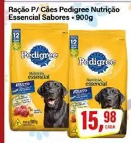 Rede Supermarket Ração P/ Cães Pedigree Nutrição Essencial Sabores oferta