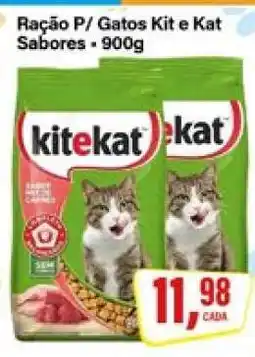 Rede Supermarket Ração P/ Gatos Kit e Kat Sabores oferta
