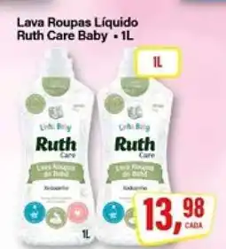 Rede Supermarket Lava Roupas Líquido Ruth Care Baby oferta