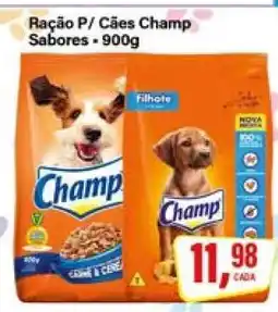 Rede Supermarket Ração P/ Cães Champ Sabores oferta