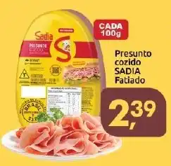 Supermercados Nori Presunto cozido SADIA Fatiado oferta