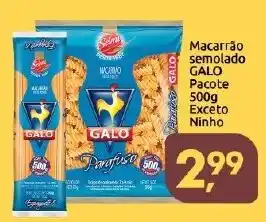 Macarrão semolado gallo