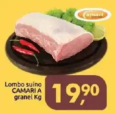 Supermercados Nori Lombo suíno camari a granel oferta