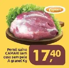 Supermercados Nori Pernil suíno camari sem osso sem pele oferta