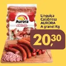 Supermercados Nori Linguiça Calabresa Aurora oferta
