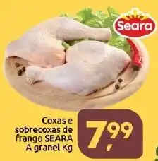 Supermercados Nori Coxas e sobrecoxas de frango SEARA oferta