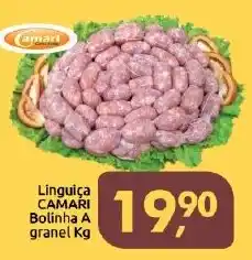Supermercados Nori Linguiça camari bolinha a granel oferta