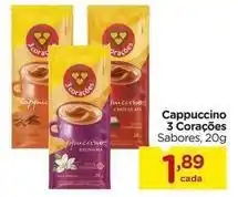 Carrefour 3 corações - cappuccino oferta