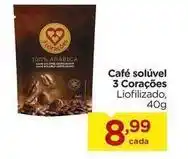 Carrefour 3 corações - café solúvel oferta