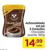 Carrefour 3 corações - achocolatado em pó oferta