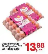 Fort Atacadista Rs - ovos vermelho mantiqueira c/20 un. happy eggs oferta