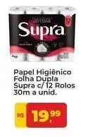 Tonin Superatacado Supra - papel higiênico folha dupla oferta