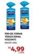 Assaí Atacadista Visconti - pão de forma tradicional oferta