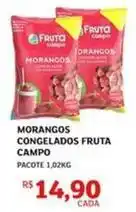 Assaí Atacadista Campo bom - morangos congelados fruta oferta
