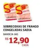 Assaí Atacadista Sadia - sobrecoxas de frango congeladas oferta