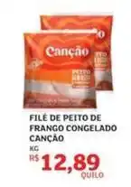 Assaí Atacadista Canção - filé de peito de frango congelado oferta