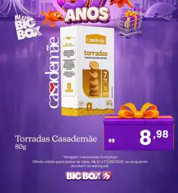 Big Box Torradass Casademãe oferta