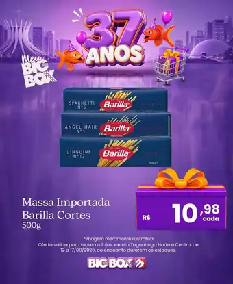 Massa importada barilla cortes
