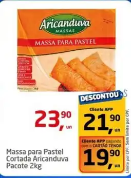 Tenda Atacado Aricanduva - massa para pastel cortada pacote oferta