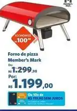 Sam's Club Member's mark - forno de pizza oferta