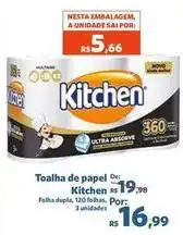 Sam's Club Kitchen - toalha de papel oferta