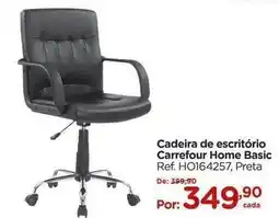 Carrefour Carrefour - cadeira de escritorio home basic oferta