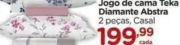 Carrefour De - jogo de cama teka diamante abstra oferta