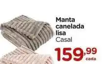 Carrefour Lisa - manta canelada lisa oferta