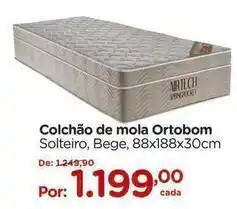 Carrefour De - colchão de mola ortobom oferta