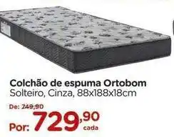 Carrefour Ortobom - colchão de espuma oferta
