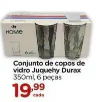 Carrefour Home - conjunto de copos de vidro oferta