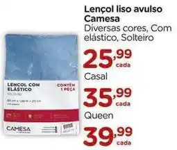 Carrefour Camesa - lençol liso avulso oferta