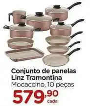 Carrefour Tramontina - conjunto de panelas linz tramonti oferta
