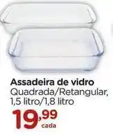 Carrefour De - assadeira de vidro oferta