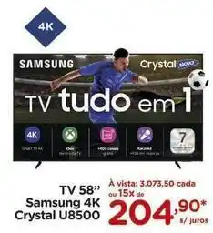 Carrefour Samsung - tv 58 4k crystal u8500 oferta