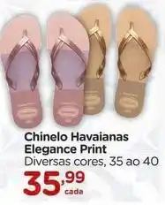 Carrefour Havaianas - chinelo elegance print oferta