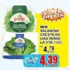Supermercado Estrela Azul Mini salanova crespa ou lisa verde la vita oferta