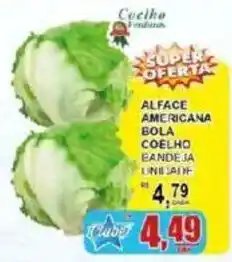 Supermercado Estrela Azul Alface americana bola coelho oferta
