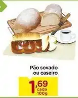 Caseiro - pão sovado ou