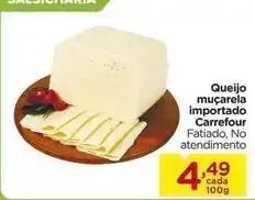 Carrefour Carrefour - queijo muçarela importado oferta