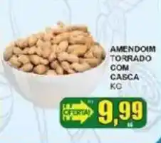 Supermercado Estrela Azul amendoim torrado com casca oferta