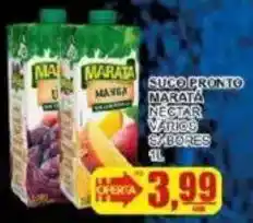 Supermercado Estrela Azul Suco pronto marata nectar variado sabores oferta