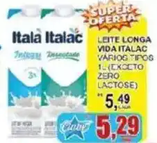 Supermercado Estrela Azul Leite longa vida italac varios tipos oferta
