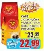 Supermercado Estrela Azul Café 3 corações vários tipos oferta