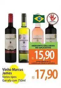 Atacadão James - vinho marcus oferta