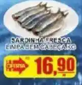 Supermercado Estrela Azul sardinha fresca limpa sem cabeça kg oferta