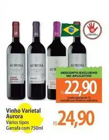 Atacadão Aurora - vinho varietal oferta