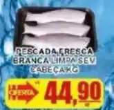 Supermercado Estrela Azul Pescada fresca branca limpa sem cabeça kg oferta