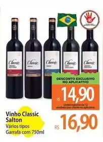 Atacadão Salton - vinho classic oferta