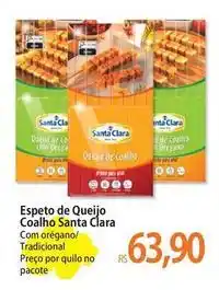 Atacadão Santa clara - espeto de queijo oferta